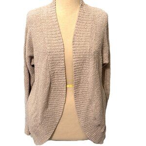 UGG Womens Cardigan Sweater Open Front Draped Knit Gray Small Cottage